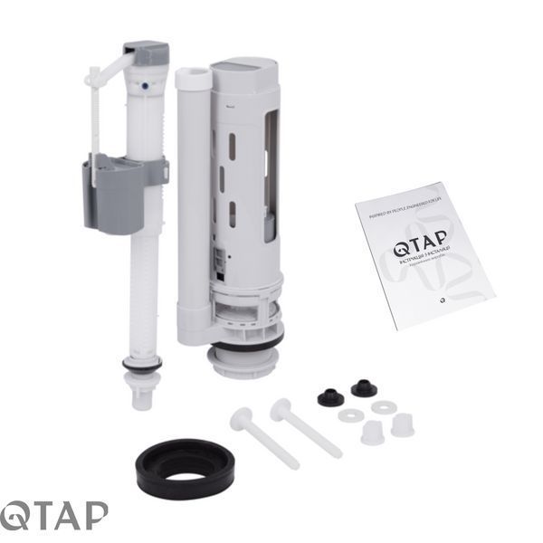 Унітаз-компакт Qtap Kalao безобідковий з сідінням Soft-close QT08221213AW SD00046562 фото
