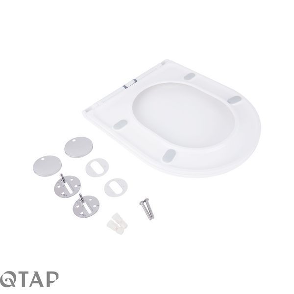 Сиденье для унитаза Qtap (Robin, Aries) с микролифтом Slim QT99HXU13W SD00046081 фото