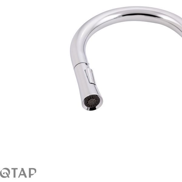 Змішувач для кухні Qtap Evicka з висувним виливом QTEVI9135103UC Chrome SD00042269 фото