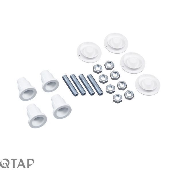 Душовий піддон Qtap Robin 308812C 80x80x12 см + сифон SD00046984 фото