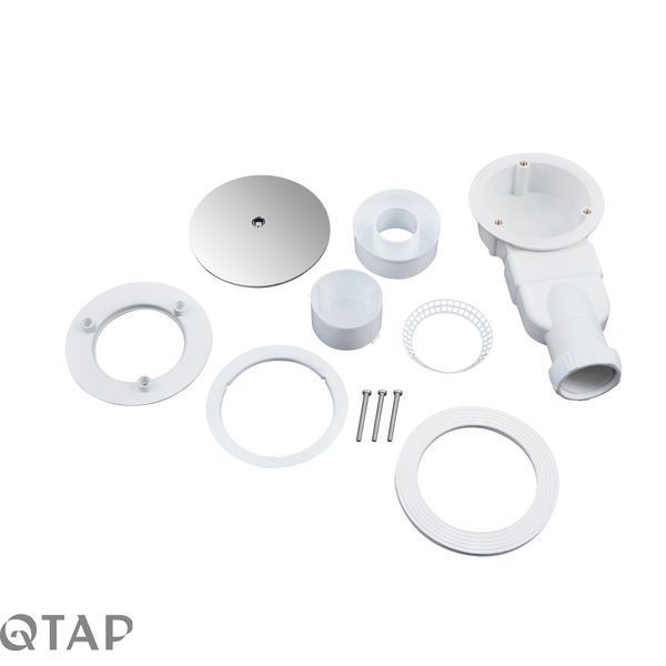 Душовий піддон Qtap Robin 308812C 80x80x12 см + сифон SD00046984 фото