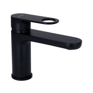 Змішувач для раковини Qtap Jay QTJAY270BLM45545 Black Matt SD00051669 фото