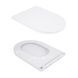 Унитаз-компакт Qtap Scorpio безободковый Ultra Quiet с сиденьем Soft-close QT14222125AUQW SD00050897 фото 8