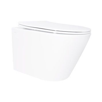 Унитаз подвесной Qtap Swan безободковый Ultra Quiet с сиденьем Soft-close QT16335179W SD00050900 фото