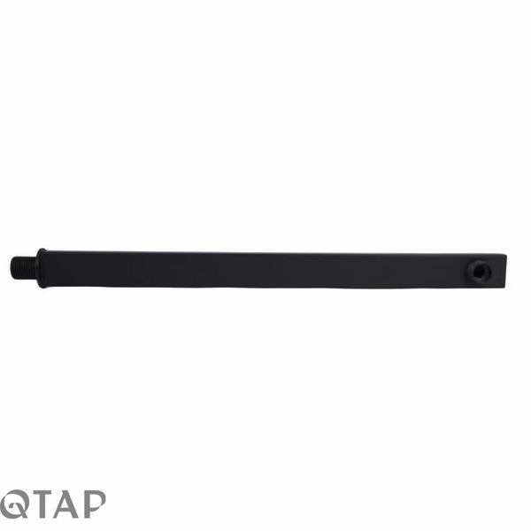 Вилив Qtap (35x35x423) для душових систем прихованого монтажу Gemini Matt Black QTGEM3535423BLA50160 SD00056284 фото