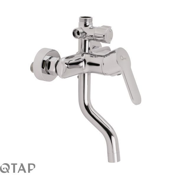 Душова система універсальна Qtap Plava на три споживача (з виливом) QT1004CRM Chrome SD00023728 фото