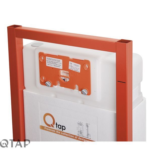 Набор инсталляция 4 в 1 Qtap Nest ST с круглой панелью смыва QT0133M425V1163GB SD00040863 фото