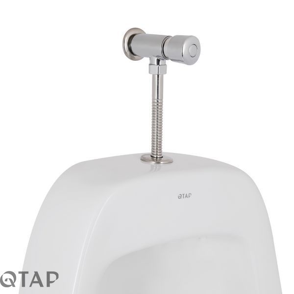 Пісуар підвісний Qtap Crow з краном-дозатором 390х330х660 White QT0588112HW SD00045970 фото