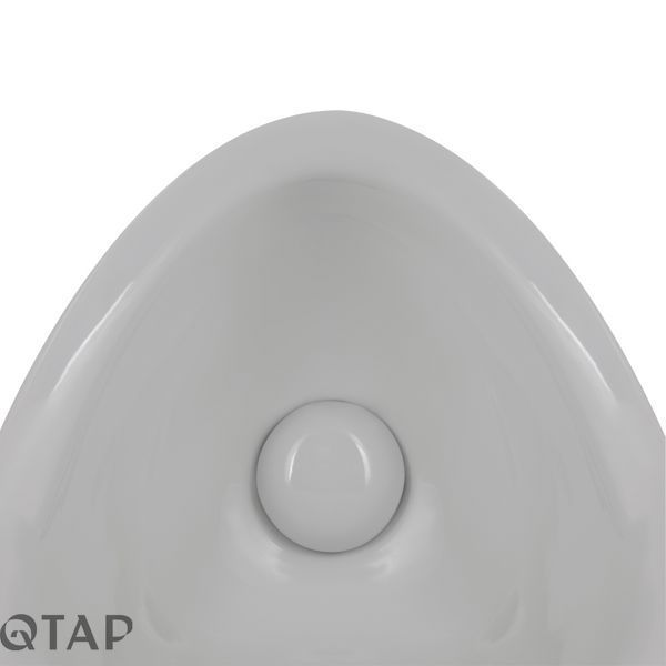 Пісуар підвісний Qtap Crow з краном-дозатором 390х330х660 White QT0588112HW SD00045970 фото
