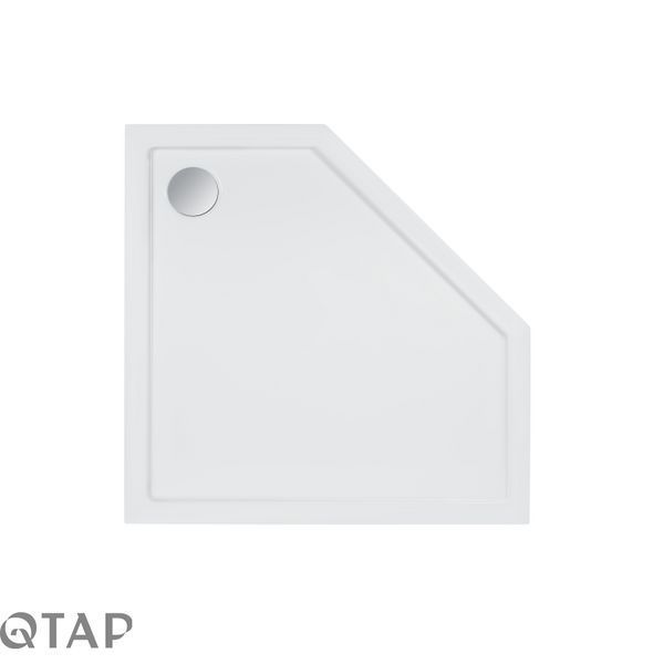 Душовий піддон Qtap Diamond 309912 90x90x12 см + сифон SD00046992 фото
