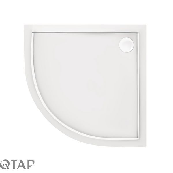 Душовий піддон Qtap Robin 301112 100x100x12 см + сифон SD00046986 фото