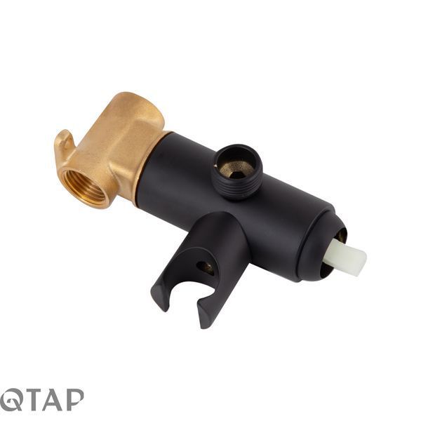 Набор для гигиенического душа Qtap Inspai-Varius округлый QTINSVARBСRV00440001 Black Matt SD00035723 фото