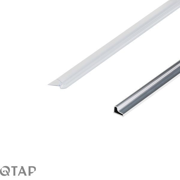 Набор Qtap душевая кабина Capricorn CRM1011SC6 Clear 2020x1000x1000 мм + поддон Tern 301112 100x100x12 см с сифоном SD00048930 фото