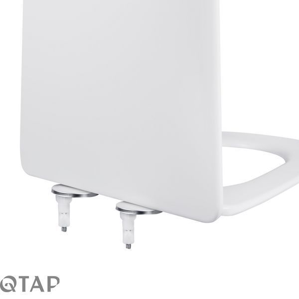Сиденье для унитаза Qtap Presto с микролифтом Slim QT26992615EW SD00049377 фото