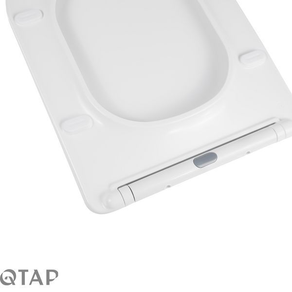 Сиденье для унитаза Qtap Presto с микролифтом Slim QT26992615EW SD00049377 фото
