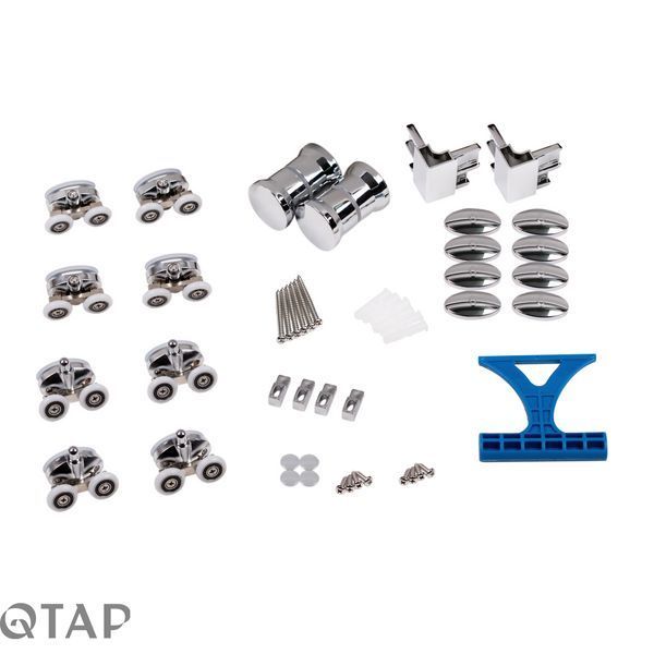 Душова кабіна Qtap Presto CRM1088SP5 80х80 см, скло Pear 5 мм без піддона SD00039696 фото