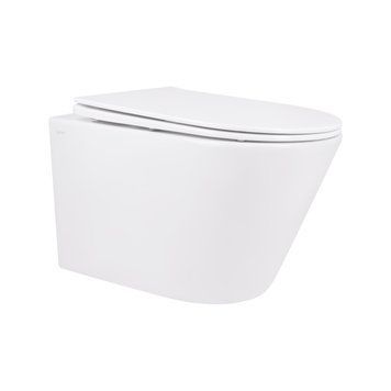 Унитаз подвесной Qtap Swan безободковый с сиденьем Soft-close QT16335178W SD00036227 фото
