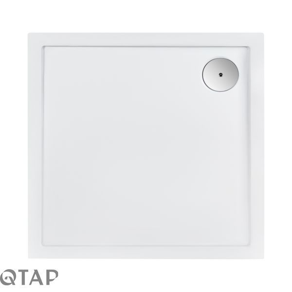 Набір Qtap душова кабіна Presto CRM1099SP5 Pear 1970x900x900 мм + піддон Tern 309912C 90x90x12 см з сифоном SD00048939 фото