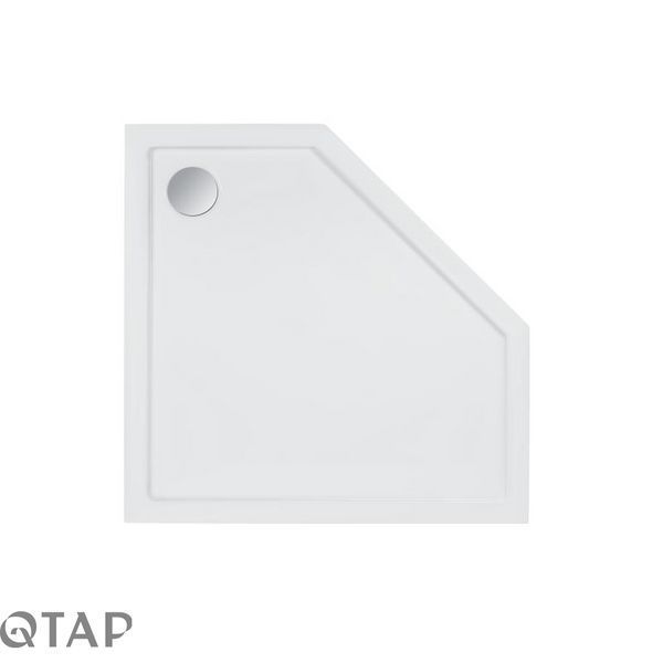 Набор Qtap душевая кабина Scorpio BLA10995-AC6 Clear 2120x900x900 мм + поддон Diamond 309912 90x90x12 см с сифоном SD00048942 фото