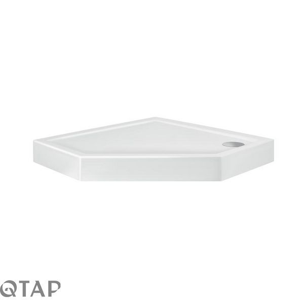 Набор Qtap душевая кабина Scorpio BLA10995-AC6 Clear 2120x900x900 мм + поддон Diamond 309912 90x90x12 см с сифоном SD00048942 фото