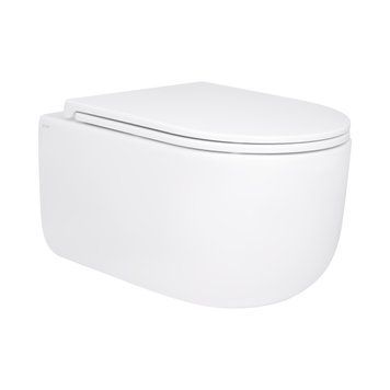 Унитаз подвесной Qtap Taurus безободковый с сиденьем Soft-close QT2433084EUQW SD00051552 фото