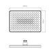 Лійка для верхнього душу Qtap Hlavova 280x190 мм прямокутна QTHLA107CRM45946 Chrome SD00052070 фото 2