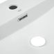 Комплект Qtap Nando LT: Раковина підвісна прамокутна 600х420х130 мм White + Донний клапан PU02O SD00053450 фото 4