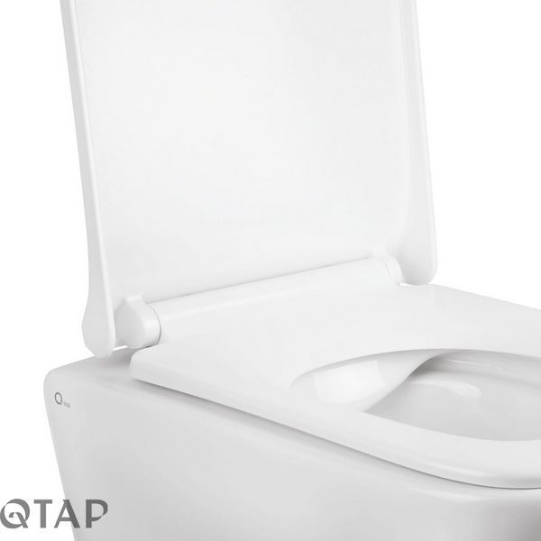 Готовое решение Qtap для ванной комнаты: подвесной унитаз Tern Rimless + комплект инсталляции Nest 4 в 1 (линейная клавиша Chrome) SD00043018 фото