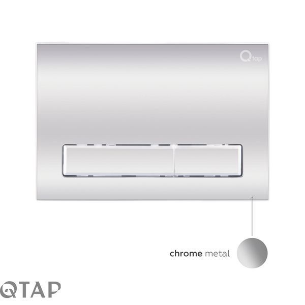 Готовое решение Qtap для ванной комнаты: подвесной унитаз Tern Rimless + комплект инсталляции Nest 4 в 1 (линейная клавиша Chrome) SD00043018 фото