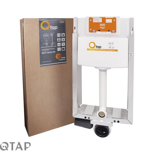 Смывной бачок скрытого монтажа для унитаза Qtap Nest QT0134M429 SD00038763 фото