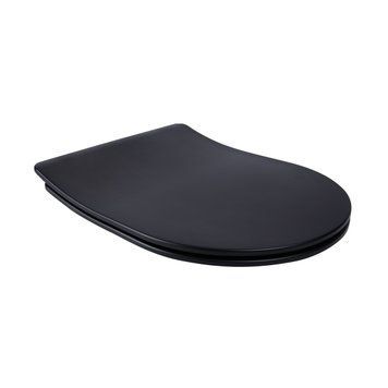 Сиденье для унитаза Qtap (Robin, Scorpio) с микролифтом Slim QT99U184UF450MB SD00046079 фото