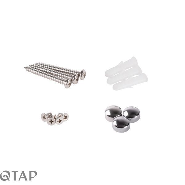 Штора на ванну Qtap Standard BLM407513APL скло Pear 6 мм, 75х130 см, ліва SD00051928 фото