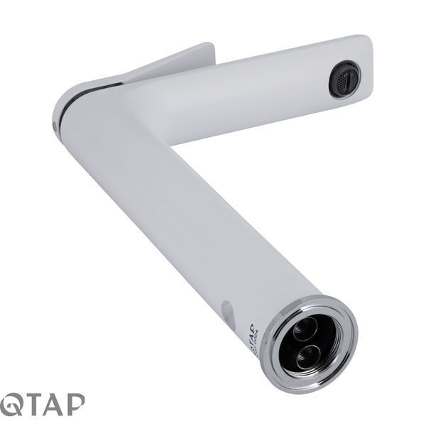 Змішувач для раковини Qtap Presto високий QTPRE269CRW45577 Chrome/White SD00051701 фото