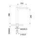 Змішувач для раковини Qtap Presto високий QTPRE269CRW45577 Chrome/White SD00051701 фото 2