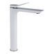 Змішувач для раковини Qtap Presto високий QTPRE269CRW45577 Chrome/White SD00051701 фото 1