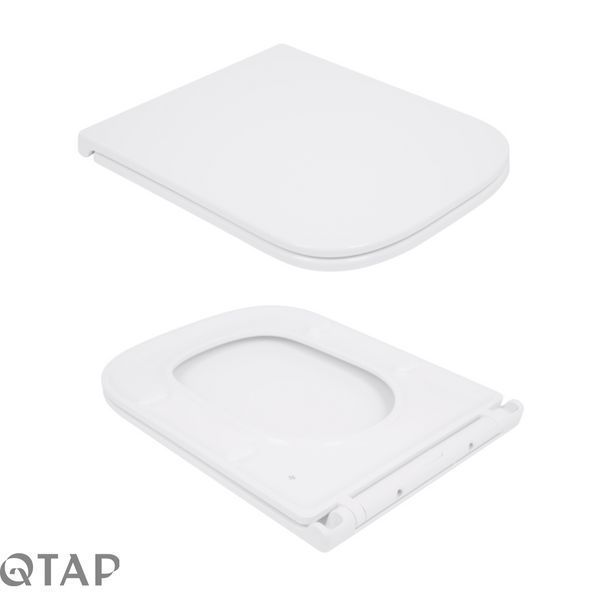Унитаз напольный Qtap Tern Ultra Quiet безободковый с сиденьем Soft-Close QT17222175AUQ1W White SD00051948 фото